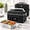 Black/White, variant on Black/White 1.3L Rechargeable Cordless Self-Heating Food Warmer Lunch Box