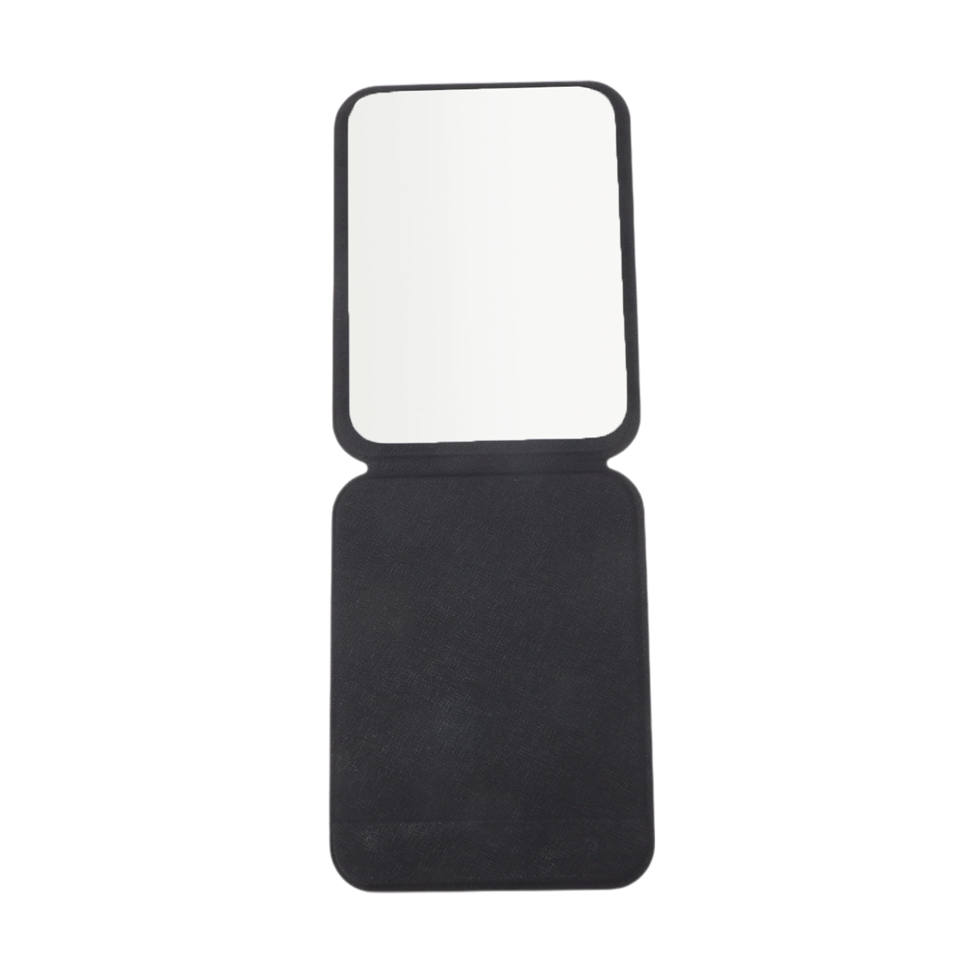 Unique Bargains 1Pc Lightweight Makeup Mirror for Travel Blue Large