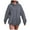 Z03-Dark Gray, variant on Xudanell Women Fashion Hoodies Sweatshirts Bow Print Oversized Hooded Sweatshirts Sports Top Work Clothes for Women Beige L