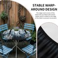 thumbnail image 2 of White Ghost Halloween Round Tablecloth for 45-54 Inch Tables, Fitted Table Cover with Elastic Edge, Silhouettes Forest Branches Waterproof Outdoor Table Cloth Protector for Patio Garden Dinner Picnic, 2 of 9