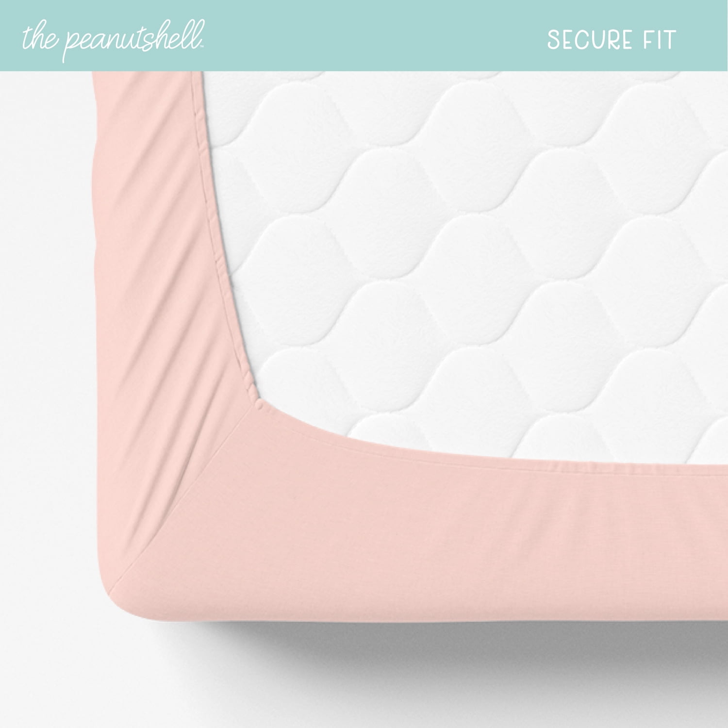 The Peanutshell Cottage Floral Organic Cotton Jersey 4 Pack Bassinet Sheets