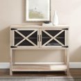 thumbnail image 4 of 44" Mesh Door Industrial Buffet Sideboard - White Oak, 4 of 6