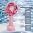 thumbnail image 3 of abanico portátil,Mini ventilador eléctrico portátil recargable para oficina portátil pequeño ventilador usb portátil Adepaton BST3007997-1, 3 of 6