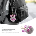 thumbnail image 4 of EeaseCA 2Pcs Cat Ear Key Chain Key Ring Pendant Car Bag Ornament Creative Keychain, 4 of 8