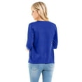thumbnail image 7 of Made by Olivia Women's Classic Button Down Long Sleeve V-Neck Soft Knit Sweater Cardigan, 7 of 7