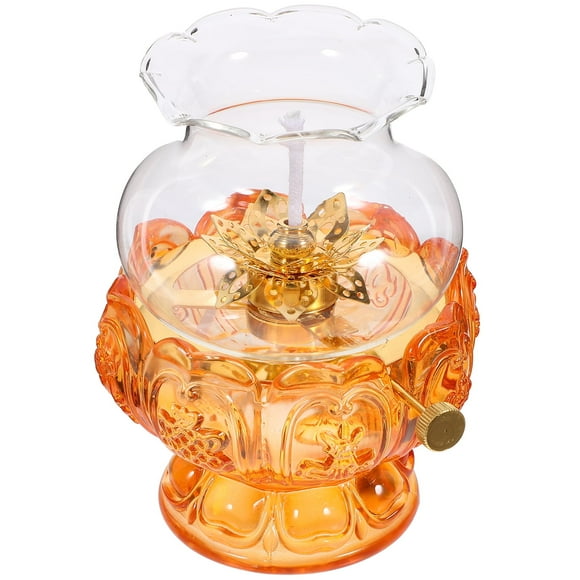 Retro Oil Lamp Retro Decor Glass Oil Lamp Christmas Kerosene Lamp Vintage Kerosene Lamp