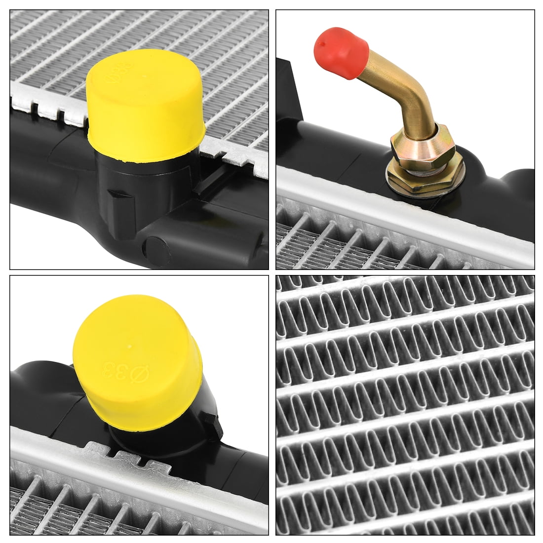 RVNI Radiator Compatible with 1998 1999 2000 2001 2002 Accord 1999 2000 2001 Acura TL L4 V6 2.3L 3.0L 3.2L