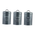 thumbnail image 1 of Juego de 3 Botes de Cocina Sunnimix con Tapas Herméticas 1200ml Gris, 1 of 8