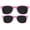 Pink (Baby Pink), variant on Unisex Family Sunglasses Set – UV400 Protection, Impact-Resistant Polycarbonate Lens, Lightweight & Comfortable, Kids Polarized, Luxury Retro Design, Matching Style for Family Eyewear, Hot Pink
