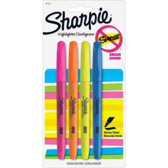 2PK Sharpie Accent Highlighters with Smear Guard (27174PP)