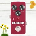 thumbnail image 3 of HEALEEP True Bypass Pédale d'Effets de Guitare Rouge Alimentée par Adaptateur avec Indicateur LED, 3 of 8