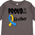 thumbnail image 4 of Inktastic Proud of my Brother Down Syndrome Awareness Boys or Girls Long Sleeve Toddler T-Shirt, 4 of 5