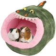 thumbnail image 1 of Chinchilla erizo conejillo de indias cama accesorios jaula juguetes dragón barbudo casa hámster suministros hábitat hurón rata Adepaton WMZL-582-13, 1 of 6