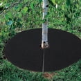 thumbnail image 3 of Non-Woven Tree Mulch Ring Thickened Tree Weed Barrier Mat Durable  Tree Protector Mat for Weed Control and Root Protection 10pcs Size Three, 3 of 8