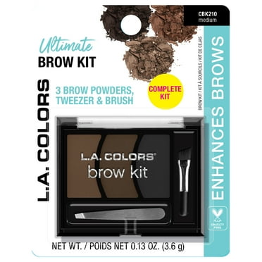 L.A. COLORS Brow Kit, Medium, 0.13 fl oz