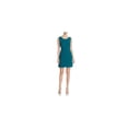 thumbnail image 1 of Finity Womens Pleated Sheath Dress, Green, 14, 1 of 1