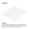 thumbnail image 3 of ABS Plastic Sheet 8 " x 8 " x 0.16 " ABS Styrene Sheets White 2 Pcs, 3 of 6