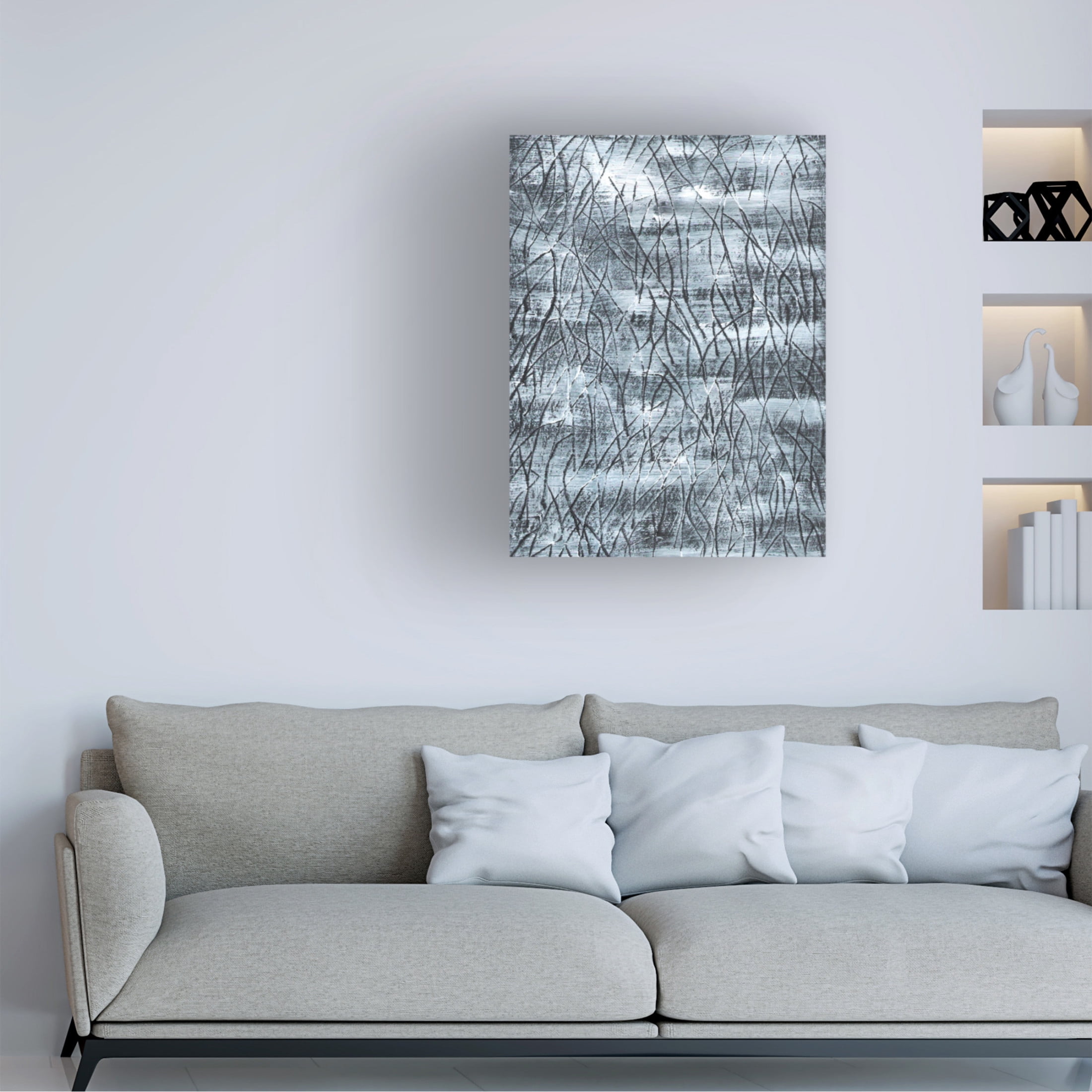 Canvas Wall Art - Maliq 'In The Woods' Wall Art for Living Room, Bedroom, or Office Décor by Trademark Fine Art - 35 x 47 Inches