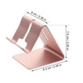 thumbnail image 4 of MasteelfCA 2pcs Sturdy Aluminium Alloy Mobile Phone Holder Desktop Metal Phone Stand Phone Accessory, 4 of 7