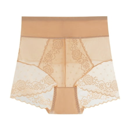 Yuhangmm Women s Panties Ladies Mesh Semi Transparent Sexy Lace Ice Silk Breathable Mid Rise Comfortable Panties Ladies Panties Size 9