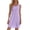 Z-Light Purple56, variant on JIAYUE Women's Dress Above Knee Casual Bodycon Slim Fit Sleeveless Round Neck Summer Party Clubwear Elegant Stretchy Solid Color Tunic Classic Female Dresses
