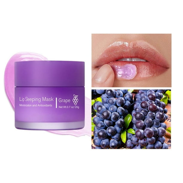 Fiudx Liquidación de ahorros de verano Bálsamo labial hidratante para labios Sleeping Lip Nourish 20 g, aceite para labios, cuidado de la piel de los labios, hidratante, líneas de labios, sueño noctu