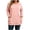 Pink, variant on Plus Size Tops Nelozsy Fashion Women's Casual Solid Color Loose Long Sleeve Round-neck Oversize Shirt Gray XXXL