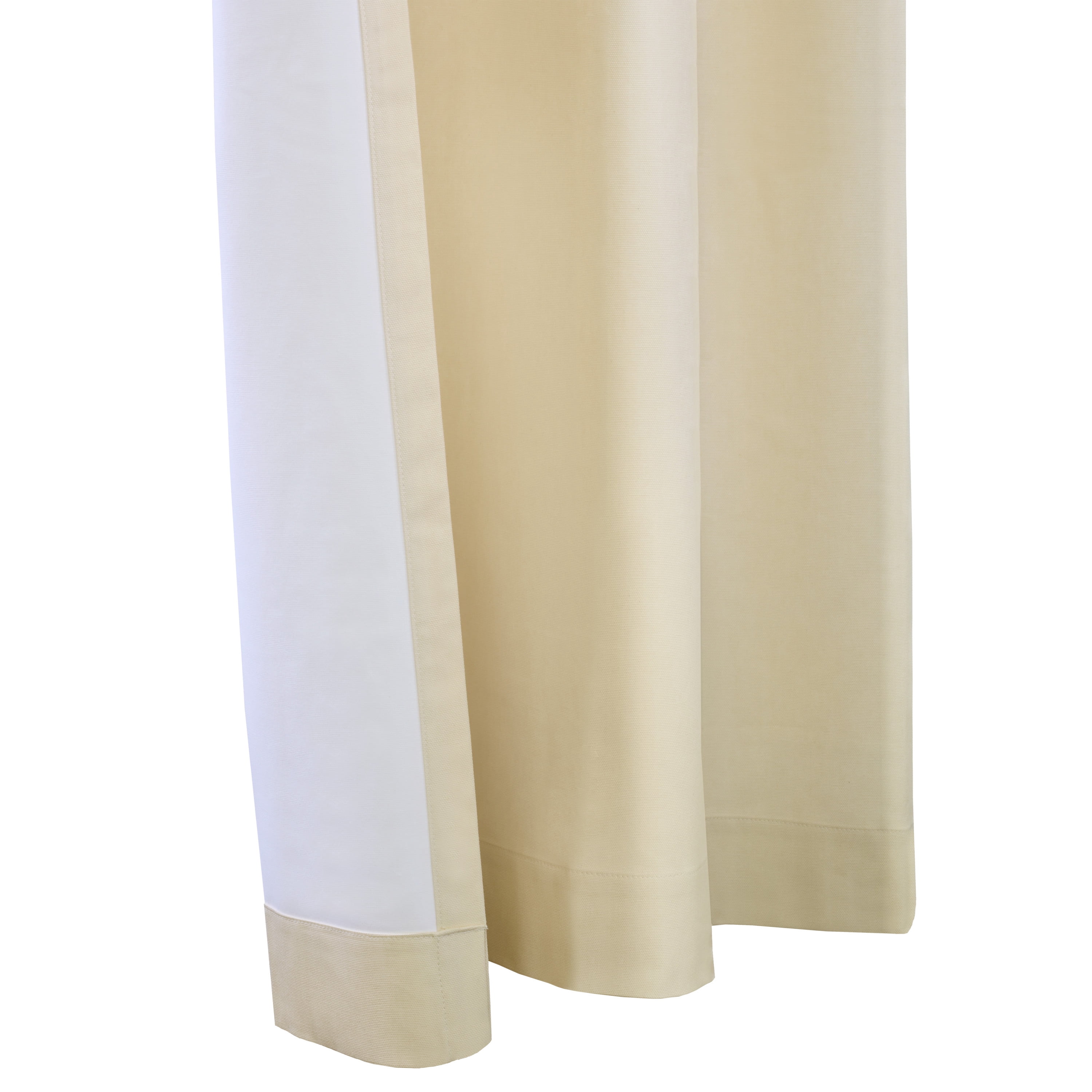 Winmate Insulated Cotton Grommet Curtain Panel - Pair each 40" x 84" in Natural