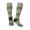 thumbnail image 4 of Balery Traditional Tribal Aztec1 Printed Novelty Socks Men's Women's Crew Socks Sports Socks Knee High Socks Cotton Socks Quirky and Cool Socks, 4 of 9