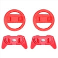 thumbnail image 1 of Volante de carreras para Switch 2 JoyCons - Kit de accesorios para mando de juego redondo - con 2 ruedas, 2 empuñaduras, material ABS, 1 of 7