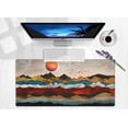 thumbnail image 2 of Gaming Mouse Pad,Desk Mat Extended Large Mountains Colorful Landscape Mouse Pad Mat with Non-Slip Base Stitched Edges Mousepad for Computer,Office,Keyboard and Laptop 31.5''''×15.7''''×0.12'''', 2 of 6