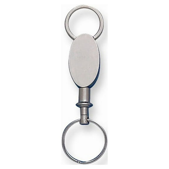 FB Jewels Silver-tone Valet Key Ring