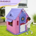 thumbnail image 6 of SHegdu Kids Playhouse Indoor/outdoor Playset Garden Games Cottage for 2-5 ( Pink), 6 of 9
