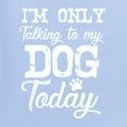 thumbnail image 5 of Wild Bobby I'm Only Talking to My Dog Today Dog Lover Women Graphic Tee, Light Blue, 3X-Large, 5 of 5