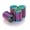 PVD Rainbow, variant on STEEL HAWK Custom Engraved Precision CNC Machined Stainless Steel Extended Knurled Tire Air Valve Caps, Wheel Tyre Stem Covers for Cars- 4 Pack - PVD Blue