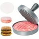 thumbnail image 1 of Prensa para hamburguesas Máquina para hacer hamburguesas Hamburguesa de aluminio con mango de abdominales El molde para carne más resistente lo hace perfecto para la cocina Barbacoa Antiadherente Fácil de limpiar 4.7" de diámetro y 0.7" de profundidad brillar Electrónica, 1 of 5
