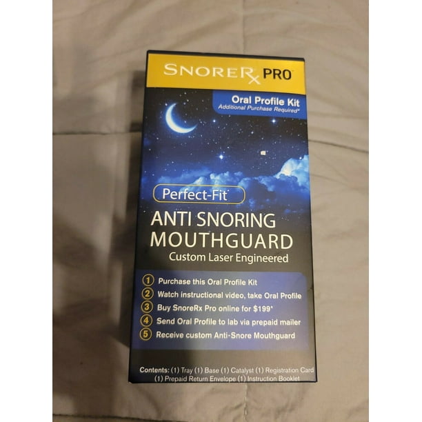 SnoreRx Pro Oral Profile Kit PerfectFit AntiSnoring Mouthguard