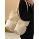 thumbnail image 3 of Women Padded Shoulder Bag Luxury Check Tote Bag Soft Pillow Handbag Quilted Puffy High Capacity Underarm, 3 of 4