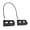 Black, variant on Lightweight 2D Sports Pedometer with Belt Clip, ABS Body, 12g Weight