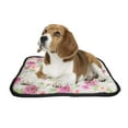 thumbnail image 2 of PKQWTM Vintage floral Pet Dog Cat Bed Pee Pads Mat Cushion Potty Dogs Blankets Crate Bed Kennel 14x18 inch, 2 of 3