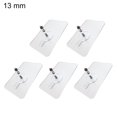 thumbnail image 2 of Zeus 5Pcs Sticky Hooks Wall Mounted Good Load Capacity Plastic Wall Hook Mounting Rack Screw for Home, 2 of 7
