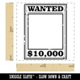 thumbnail image 2 of Old Western Wanted Poster Blank Self-Inking Rubber Stamp Ink Stamper - Brown Ink - Small 1 Inch, 2 of 7