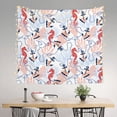 thumbnail image 2 of Honeii Sea Horse And Corals print Tapestry for Bedroom, Tapestry Wall Tapestry Aesthetic, Room Decor Classroom Tapestries for Living Room Dorm Room 51" X 60", 2 of 6