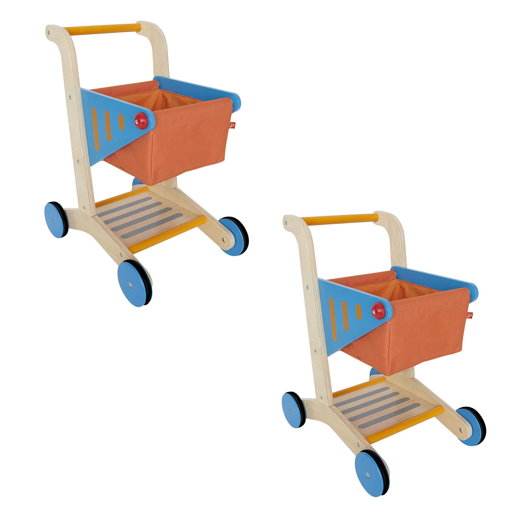 Hape Pretend Play Mini Wooden Kids Toddler Supermarket Grocery Shopping Cart 