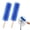 2 Pcs , Blue, variant on Fan Cleaning Brush, Fan Brush Cobweb Duster Microfiber Duster Ideal for Electric and Blind, Reusable Microfiber Dust Collector, Non-disassembly Cleaning