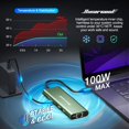 thumbnail image 4 of Adaptador multipuerto 8 en 1 USB C Hub Hiearcool con Ethernet 4K HDMI, 4 of 7