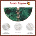 thumbnail image 3 of Sikiie Green Leave Fern Christmas Tree Skirt, Christmas Tree Decorations, Christmas Decor, Tree Mat Decoration(30-48IN)-48", 3 of 6