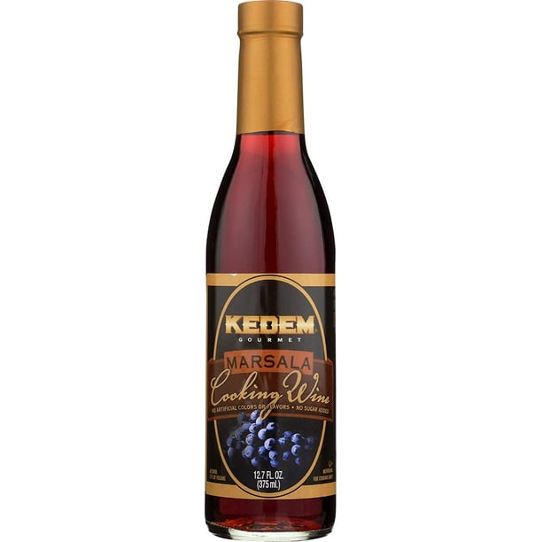 Kedem Gourmet Marsala Cooking Wine, 375ml, Certified Kosher