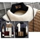 thumbnail image 3 of Suéter de hombre Otoño e invierno Suéter de punto grueso Suéter básico de moda Suéter de hombre, 3 of 5