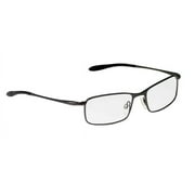 computer glasses with sheer vision clear double sided anti reflective lenses - phenom metal frame - 49-18-140